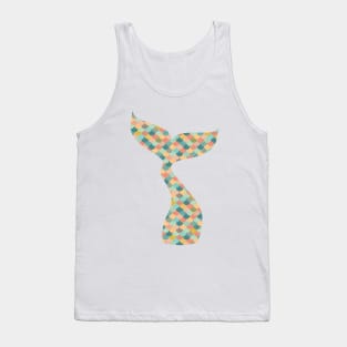 Patchwork Mermaid Scales Tank Top